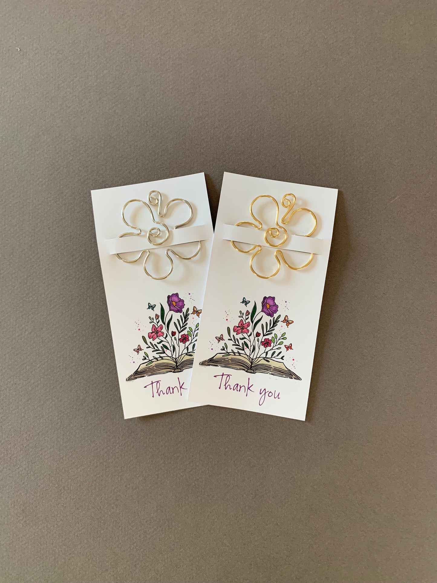 Thank You Gift, Thank You Card, Metal Bookmark, Small Token of Appreciation, Heart Bookmark, Gratitude Present