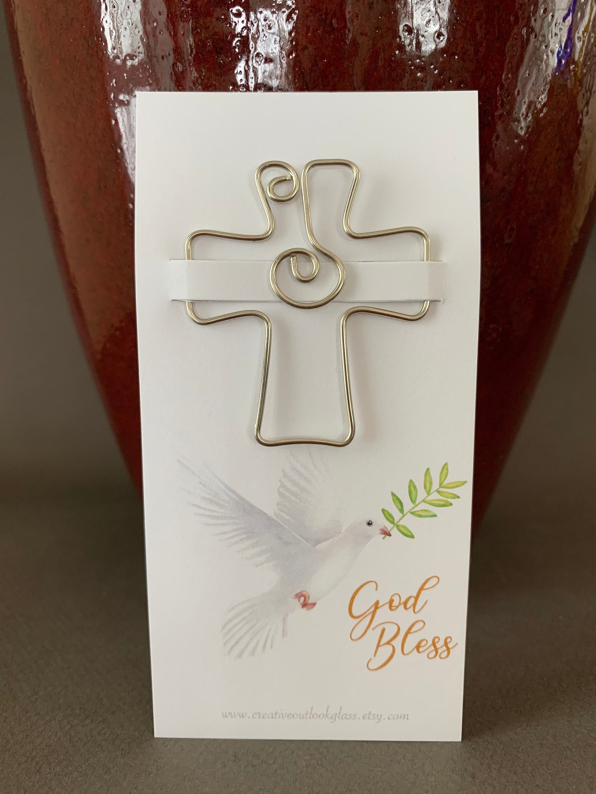 Religious Bookmark, Confirmation Gift, Cross Bookmark, Pastor Gift, Inexpensive Teacher Gift, Communion, Book Club, Handmade, Free Shipping