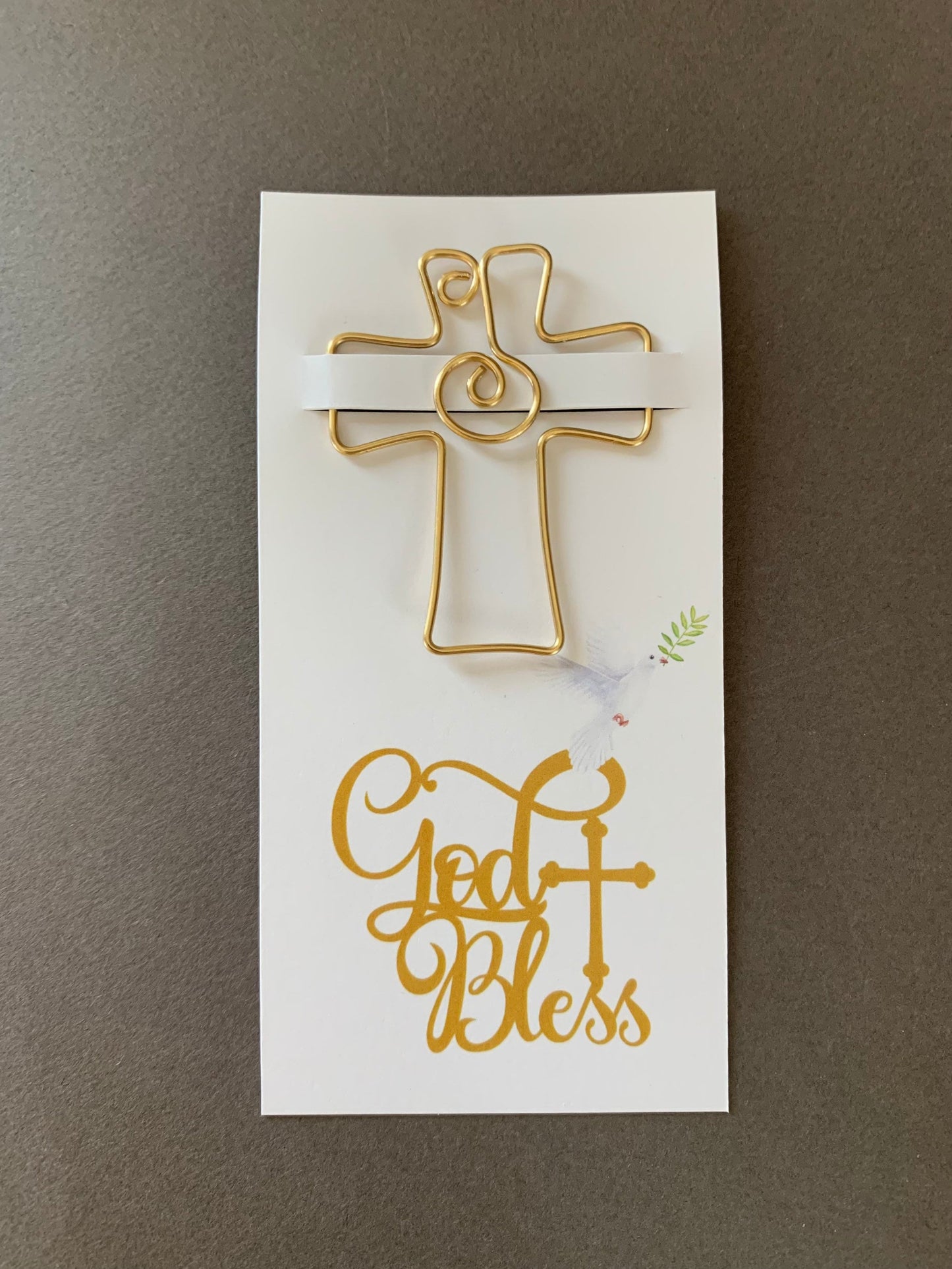 Personalized Confirmation Gifts, Favors for Communion and Confirmation, Religious Gifts, Cross Bookmarks