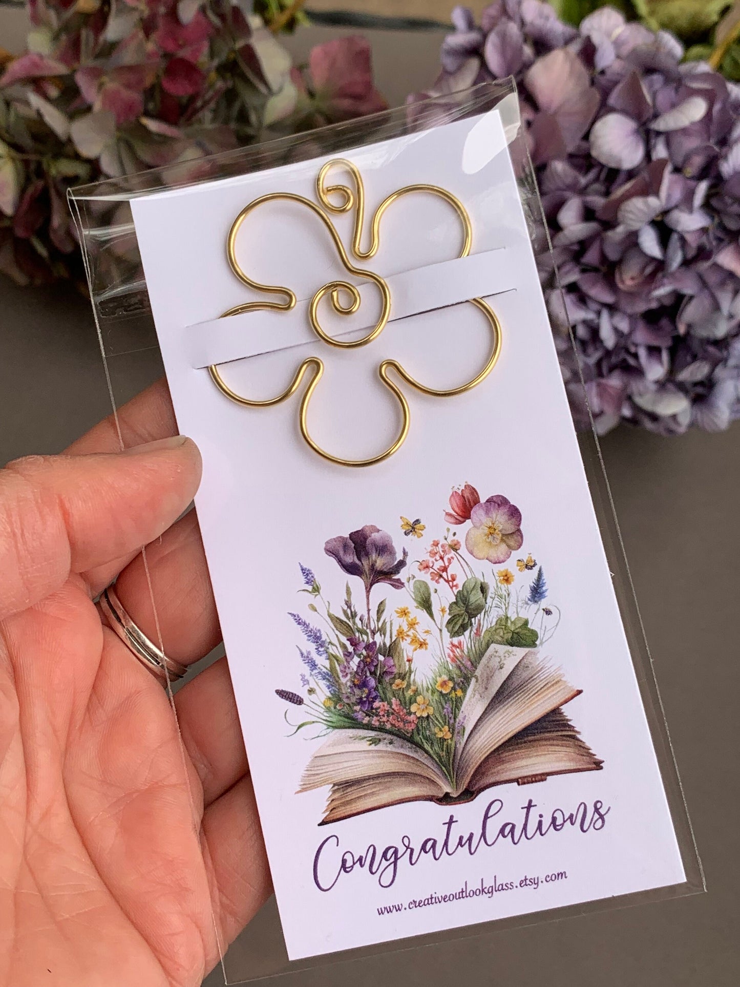 Heartfelt Congratulations Bookmark - Perfect Thank You Gift and Card